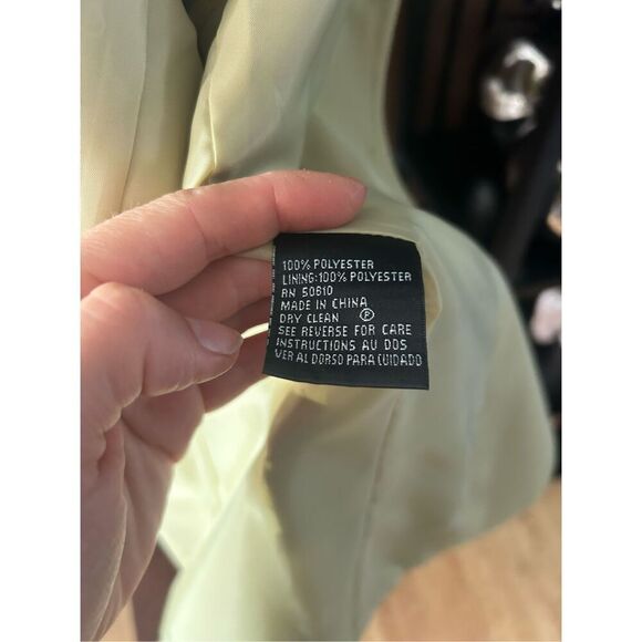 Kasper light green work blazer stylish classy size 8p - Picture 6 of 6
